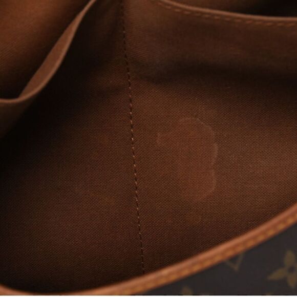 LOUIS VUITTON Monogram Saumur 35 Cross body bag Vintage 1990 Made in France GUC - Picture 5 of 14